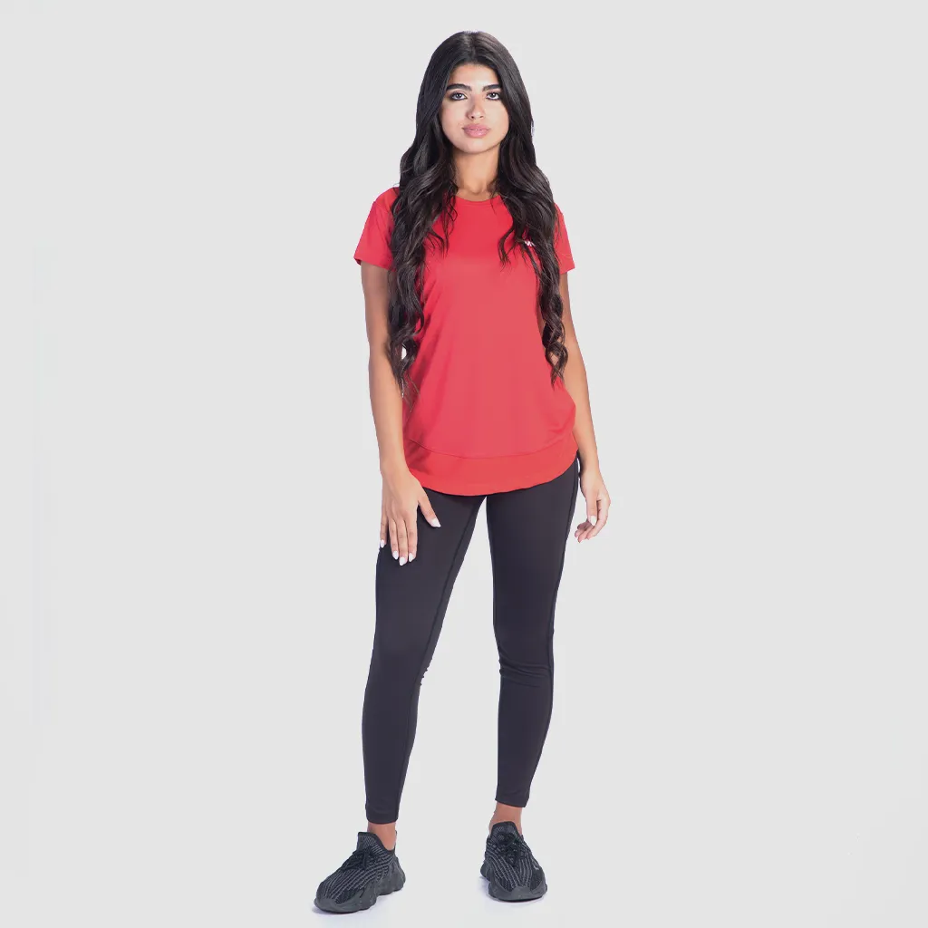 WOMEN MOVE T-SHIRT (RED)