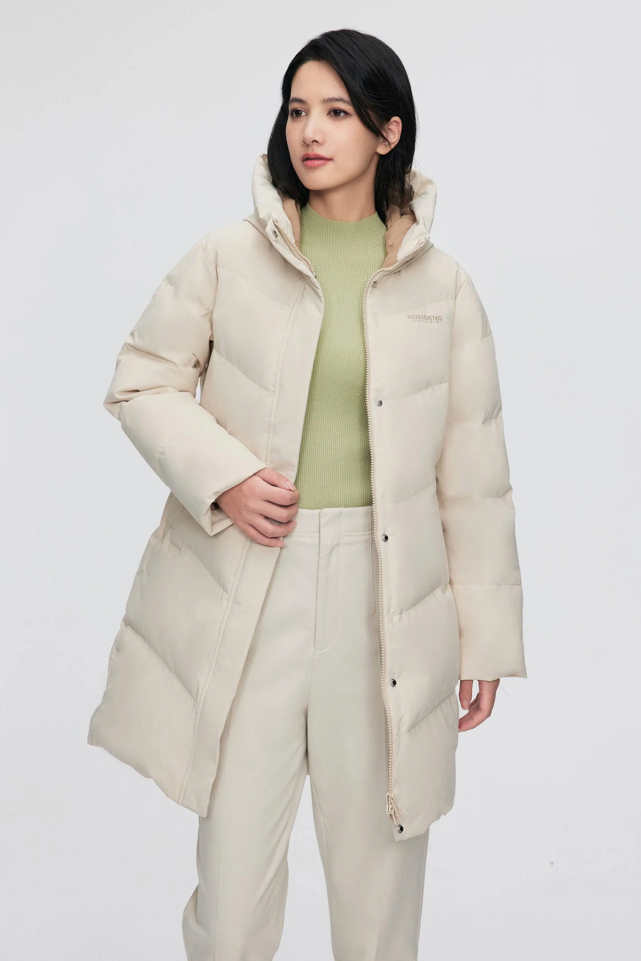 Women's Middle Length Down Coat 5124