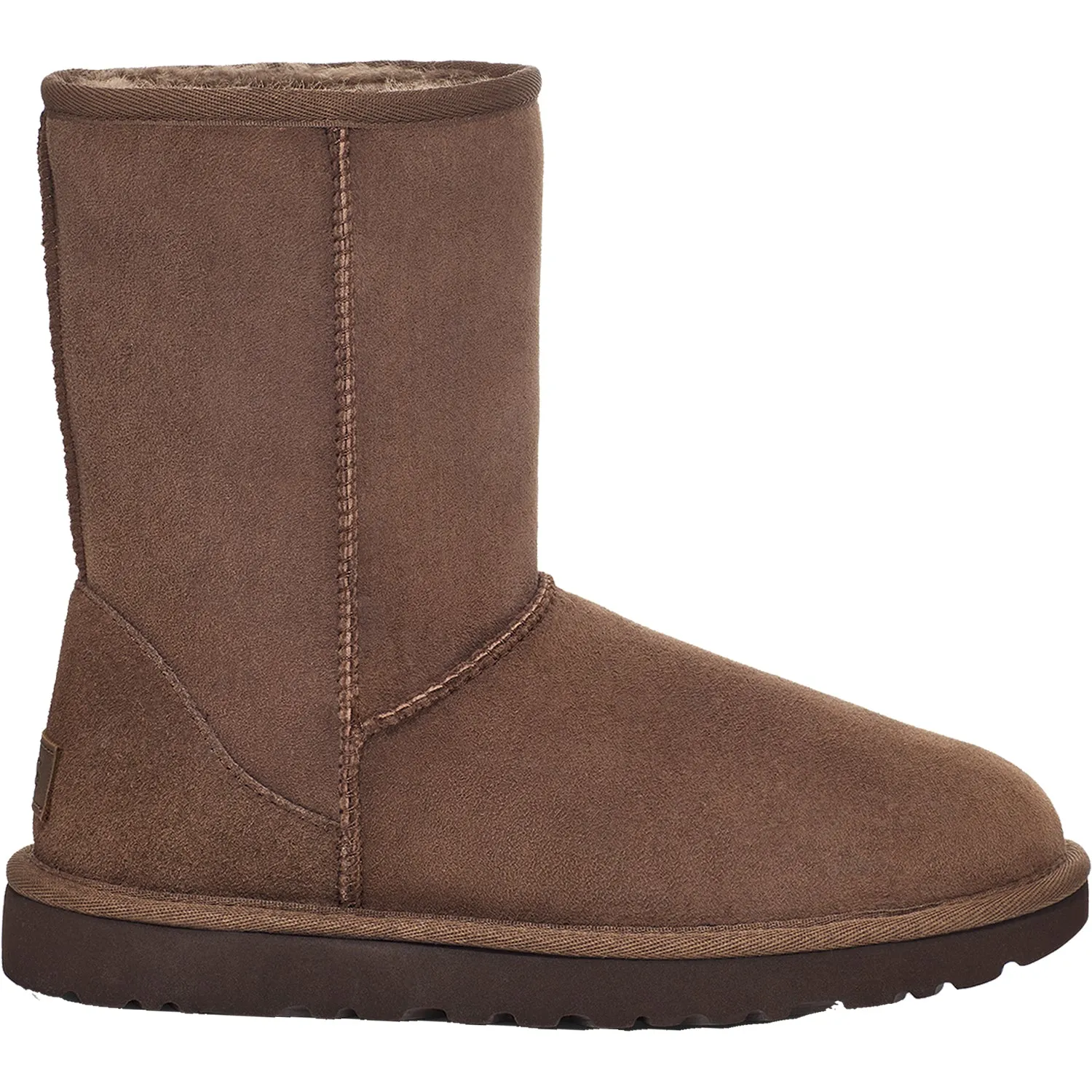 Women's UGG Classic Short II Burnt Cedar Sheepskin