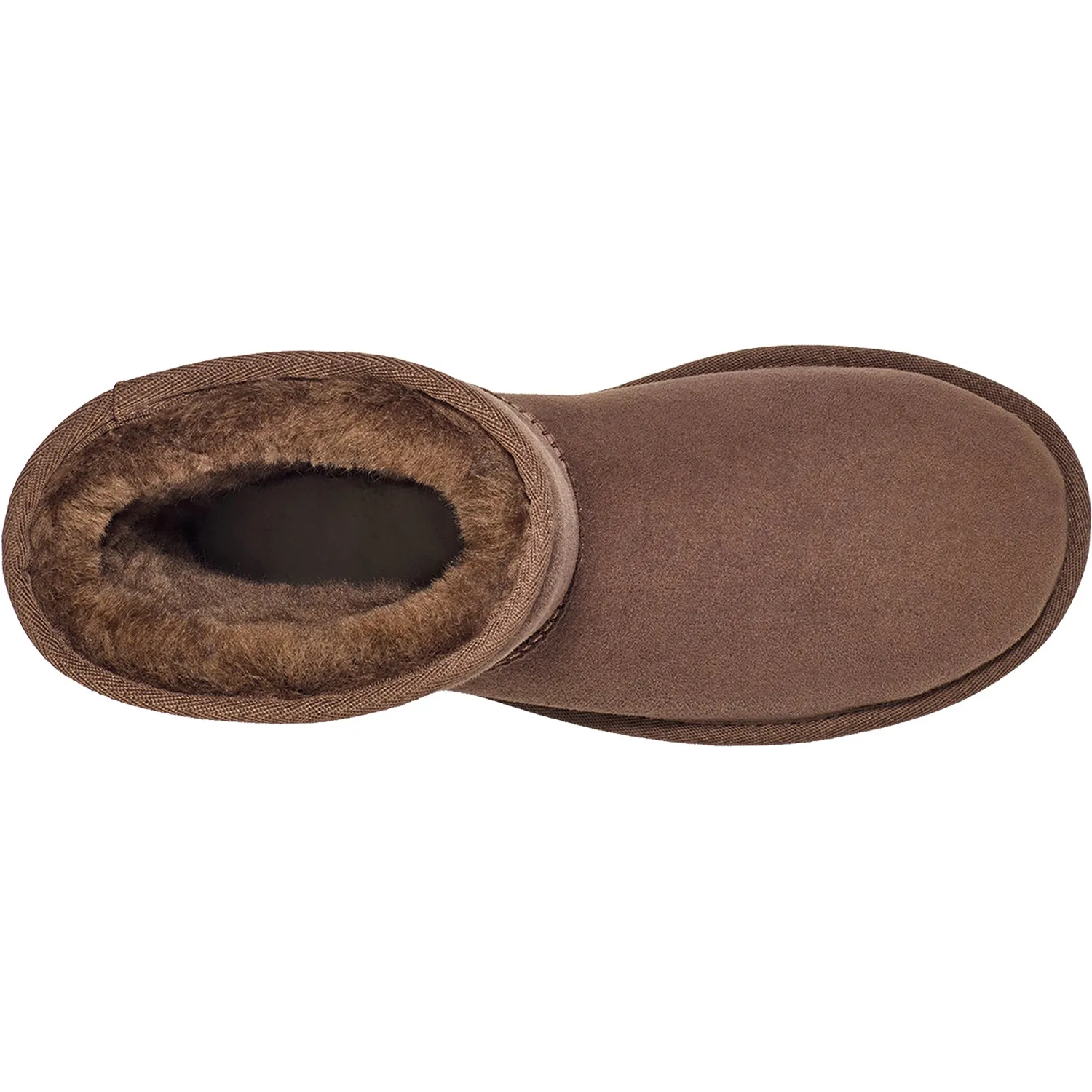 Women's UGG Classic Short II Burnt Cedar Sheepskin