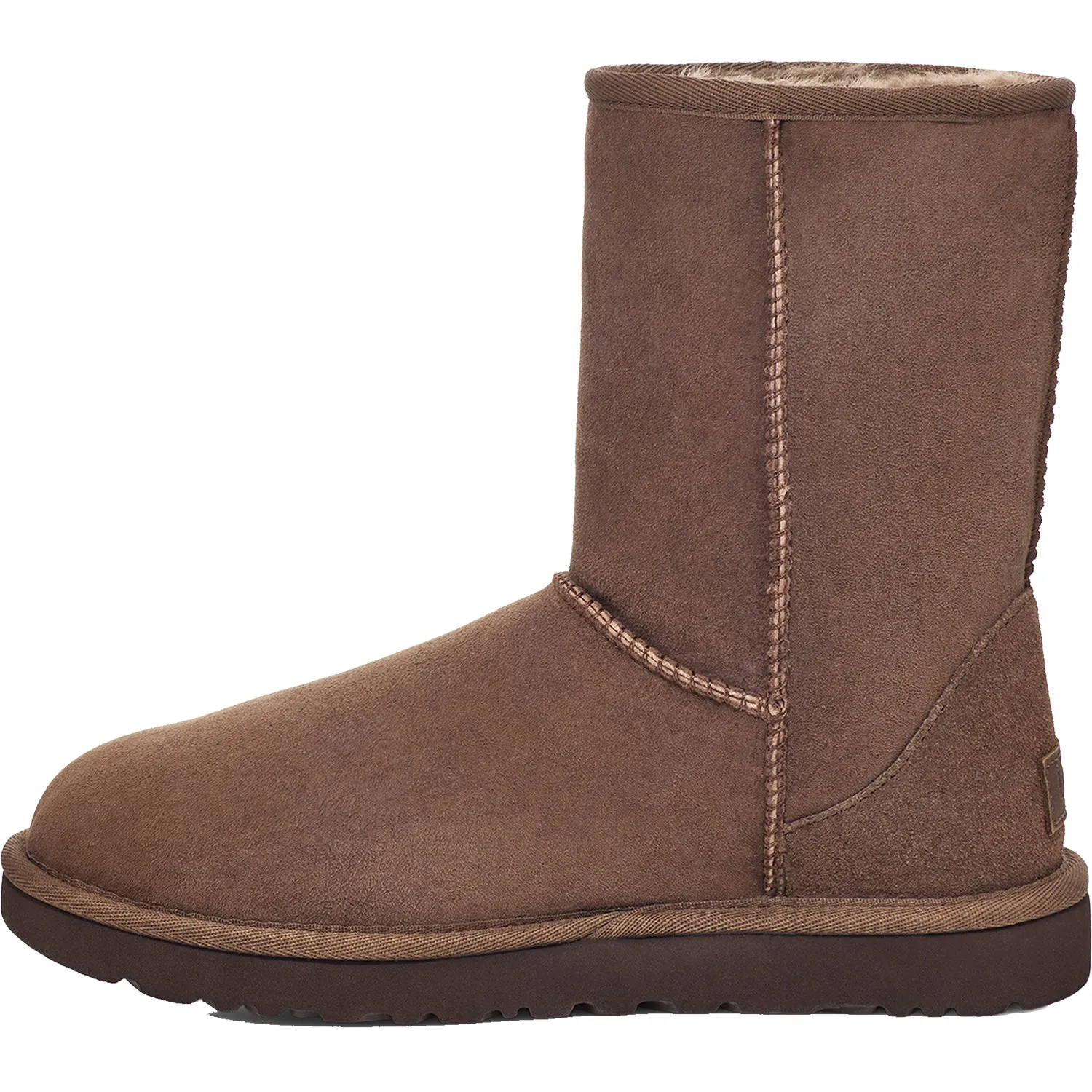 Women's UGG Classic Short II Burnt Cedar Sheepskin