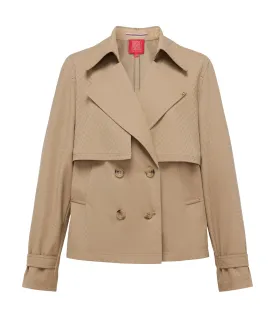 YAYING Wool Short Trench Coat