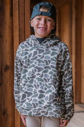 Youth Fleece Hoodie- Classic Deer Camo